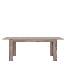 Kulissen-Esstisch >NOTE< ausziehbar bis 206cm,  Kiefer Dekor - 160/206x75x90cm (B/H/T)
