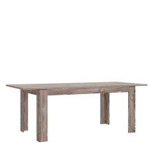 Kulissen-Esstisch >NOTE< ausziehbar bis 206cm,  Kiefer Dekor - 160/206x75x90cm (B/H/T)