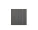Drehtürenschrank >Voyager< 7 Böden, 1 Stange, grau metallic / Eiche Dekor - 187x194x53 (BxHxT)