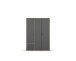 Drehtürenschrank >Voyager< 3 Böden, 1 Stange, grau metallic / Eiche Artisan - 140x194x53 (BxHxT)