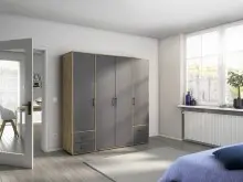 Drehtürenschrank >Voyager< 4 Schübe, 5...