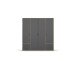 Drehtürenschrank >Voyager< 4 Schübe, 5 Böden, grau / Eiche Artisan Dekor - 187x194x53 (BxHxT)
