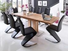 Esszimmerstuhl >Pupik I< (2er Set) in  aus Metall - 45x102x62cm (BxHxT)