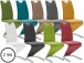 Esszimmerstuhl >Pupik I< (2er Set) in  aus Metall - 45x102x62cm (BxHxT)