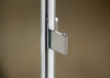 Drehtürenschrank >Joel< 2 Schübe, 2 Böden, 2 Stangen, weiß / Spiegel - 181x197x54 (BxHxT)