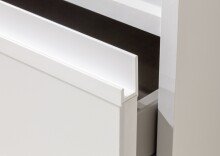 Drehtürenschrank >Joel< 2 Schübe, 2 Böden, 2 Stangen, alpinweiß - 136x197x54cm (BxHxT)