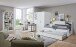 Umbauschrank >NORDERNEY< in WEISS - 209x209x107x39cm (LxBxHxT)
