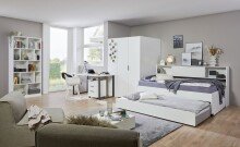 Regal >NORDERNEY< 12 Fächer, in WEISS -...