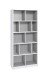 Regal >NORDERNEY< 12 Fächer, in WEISS - 90x197x38cm (BxHxT)