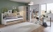 Bett >NORDERNEY< Liegefläche 90x200cm, in WEISS - 96x51x204cm (BxHxT)
