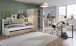 Bett >NORDERNEY< Liegefläche 90x200cm, in WEISS - 96x51x204cm (BxHxT)