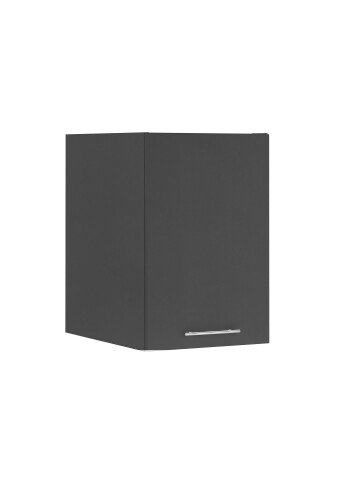 Aufsatzschrank >LAUNDREEZY< in Anthrazit, Holzwerkstoff - 50x76x68cm (BxHxT)