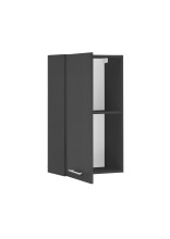 Hängeschrank >LAUNDREEZY< in Anthrazit, Holzwerkstoff - 50x90x31cm (BxHxT)