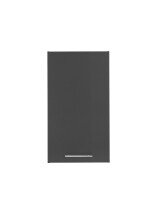 Hängeschrank >LAUNDREEZY< in Anthrazit, Holzwerkstoff - 50x90x31cm (BxHxT)