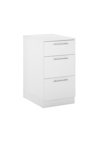 Unterschrank >LAUNDREEZY< in weiß, Holzwerkstoff - 50x93x68cm (BxHxT)