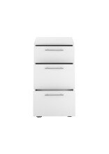 Unterschrank >LAUNDREEZY< in weiß, Holzwerkstoff - 50x93x68cm (BxHxT)