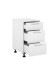 Unterschrank >LAUNDREEZY< in weiß, Holzwerkstoff - 50x93x68cm (BxHxT)