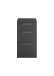 Unterschrank >LAUNDREEZY< in Anthrazit, Holzwerkstoff - 50x93x68cm (BxHxT)