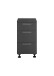 Unterschrank >LAUNDREEZY< in Anthrazit, Holzwerkstoff - 50x93x68cm (BxHxT)
