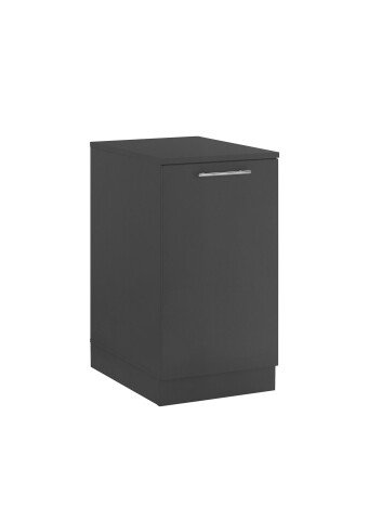Spülenschrank >LAUNDREEZY< in Anthrazit, Holzwerkstoff - 50x93x68cm (BxHxT)