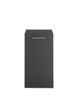Spülenschrank >LAUNDREEZY< in Anthrazit, Holzwerkstoff - 50x93x68cm (BxHxT)