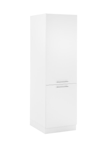 Kühlumbauschrank >LAUNDREEZY< in weiß, Holzwerkstoff - 60x200x68cm (BxHxT)