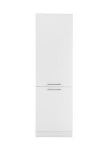 Kühlumbauschrank >LAUNDREEZY< in weiß, Holzwerkstoff - 60x200x68cm (BxHxT)