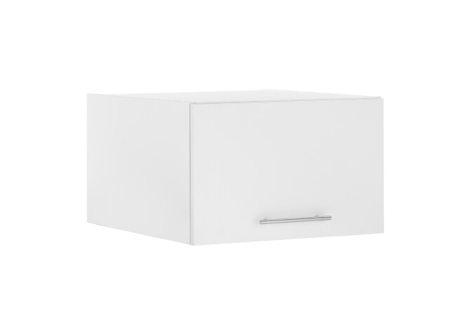 Aufsatzschrank >LAUNDREEZY< in weiß, Holzwerkstoff - 60x38x68cm (BxHxT)