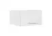 Aufsatzschrank >LAUNDREEZY< in weiß, Holzwerkstoff - 60x38x68cm (BxHxT)