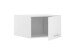 Aufsatzschrank >LAUNDREEZY< in weiß, Holzwerkstoff - 60x38x68cm (BxHxT)