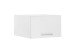 Aufsatzschrank >LAUNDREEZY< in weiß, Holzwerkstoff - 60x38x68cm (BxHxT)