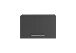 Aufsatzschrank >LAUNDREEZY< in Anthrazit, Holzwerkstoff - 60x38x68cm (BxHxT)