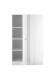 Eckschrank >LAUNDREEZY< in weiß, Holzwerkstoff - 100x162x68cm (BxHxT)