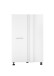 Eckschrank >LAUNDREEZY< in weiß, Holzwerkstoff - 100x162x68cm (BxHxT)