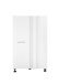 Eckschrank >LAUNDREEZY< in weiß, Holzwerkstoff - 100x162x68cm (BxHxT)