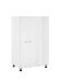 Eckschrank >LAUNDREEZY< in weiß, Holzwerkstoff - 100x162x68cm (BxHxT)