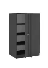 Eckschrank >LAUNDREEZY< in Anthrazit, Holzwerkstoff...