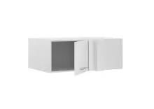Aufsatzschrank >LAUNDREEZY< in weiß, Holzwerkstoff - 100x38x68cm (BxHxT)