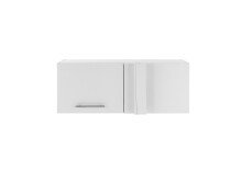 Aufsatzschrank >LAUNDREEZY< in weiß, Holzwerkstoff - 100x38x68cm (BxHxT)