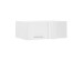Aufsatzschrank >LAUNDREEZY< in weiß, Holzwerkstoff - 100x38x68cm (BxHxT)