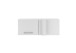 Aufsatzschrank >LAUNDREEZY< in weiß, Holzwerkstoff - 100x38x68cm (BxHxT)