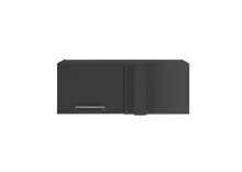 Aufsatzschrank >LAUNDREEZY< in Anthrazit, Holzwerkstoff - 100x38x68cm (BxHxT)