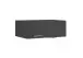Aufsatzschrank >LAUNDREEZY< in Anthrazit, Holzwerkstoff - 100x38x68cm (BxHxT)