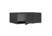 Aufsatzschrank >LAUNDREEZY< in Anthrazit, Holzwerkstoff - 100x38x68cm (BxHxT)