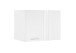 Aufsatzschrank >LAUNDREEZY< in weiß, Holzwerkstoff - 100x76x68cm (BxHxT)