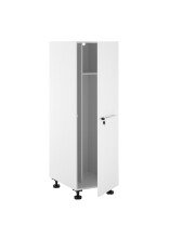 Mehrzweckschrank >LAUNDREEZY< in weiß, Holzwerkstoff - 50x162x68cm (BxHxT)