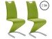 Esszimmerstuhl >Pupik I< (2er Set) in Lime aus Metall - 45x102x62cm (BxHxT)