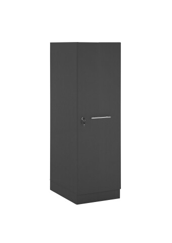 Mehrzweckschrank >LAUNDREEZY< in Anthrazit, Holzwerkstoff - 50x162x68cm (BxHxT)