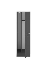 Mehrzweckschrank >LAUNDREEZY< in Anthrazit, Holzwerkstoff - 50x162x68cm (BxHxT)