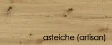 Couchtisch >Lift< höhenverstellbar,  Asteiche Dekor / schwarz - 110x59/78x60cm (BxHxT)